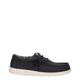WALLY STRETCH CANVAS Mocassino Slip-on Uomo Nero