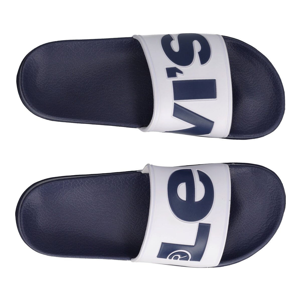 JUNEL Ciabatte Mare Bambini Blu e Bianche