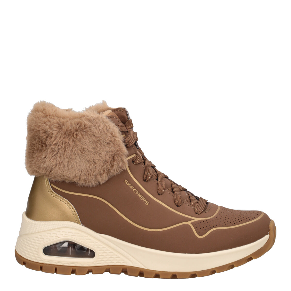 UNO REGGED Polacchini Donna Marroni