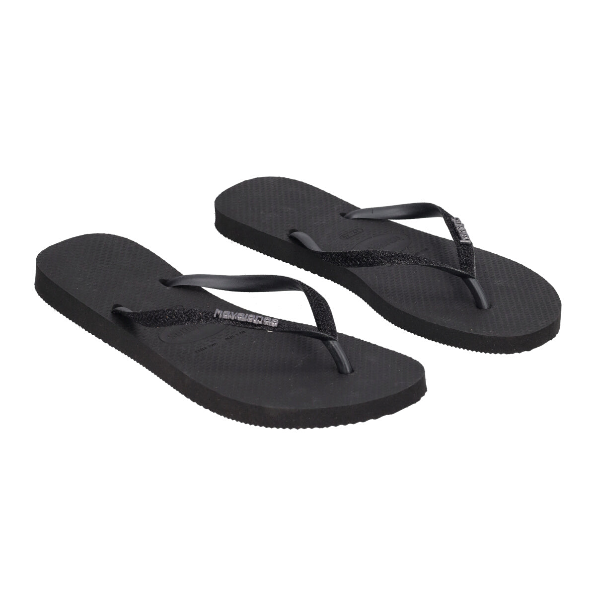 SLIM GLITTER II Infradito Donne Nere