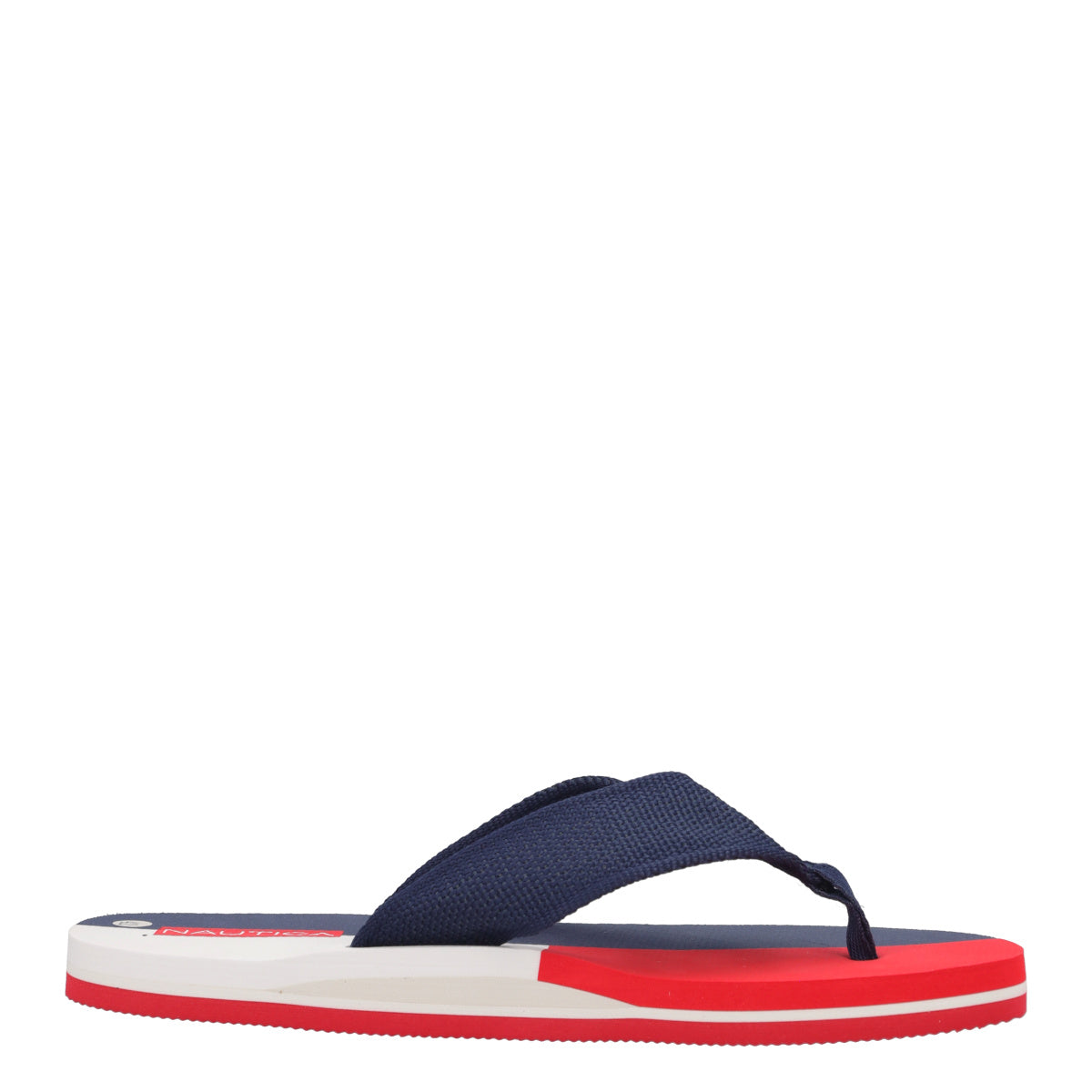 BORA BORA Infradito Uomo Blu, Bianche e Rosse
