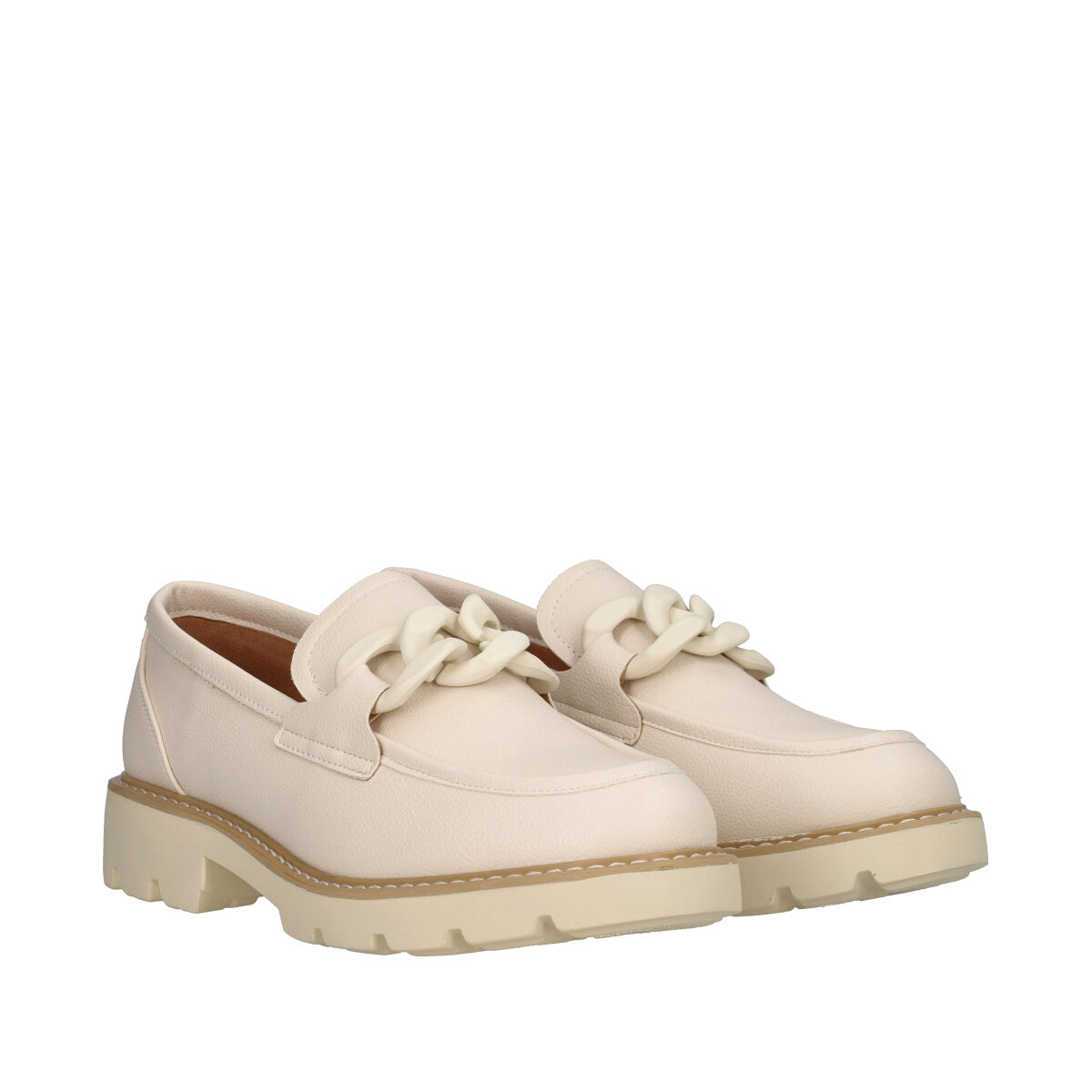Mocassino Donna Beige