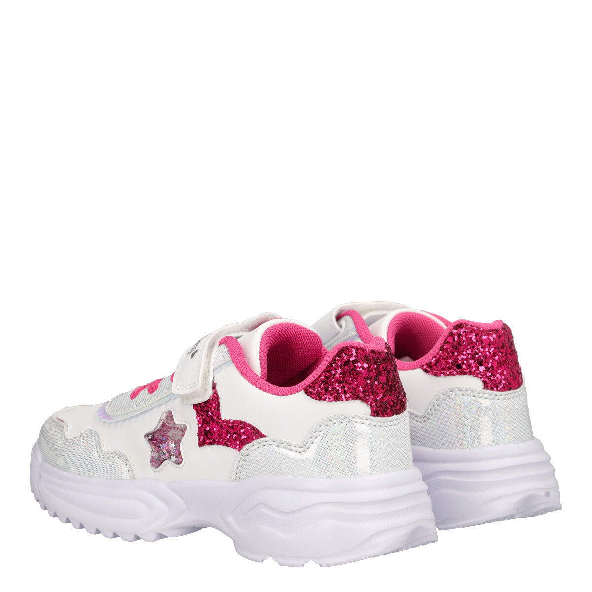 GIRL DISSY Sneakers Bambina Bianche e Fuxia