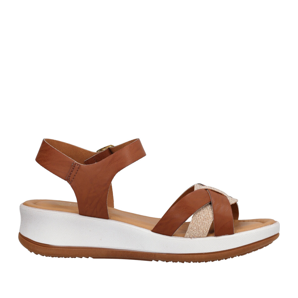 Sandali Donna Marroni e Rame
