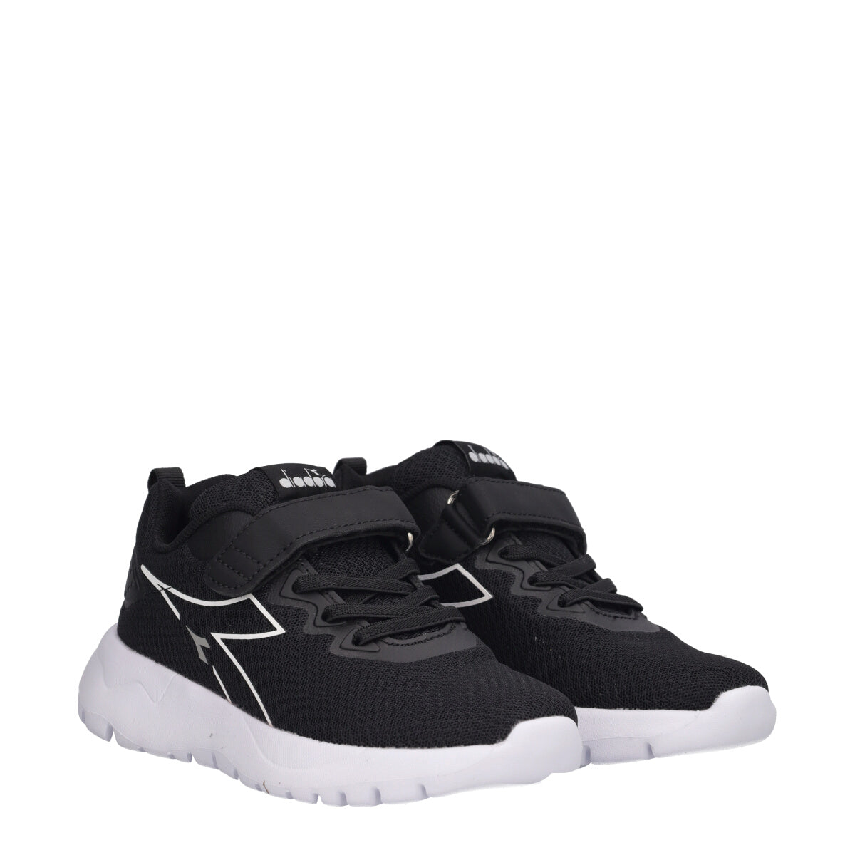 EVO RUN PS Sneakers Bambini Nere e Bianche