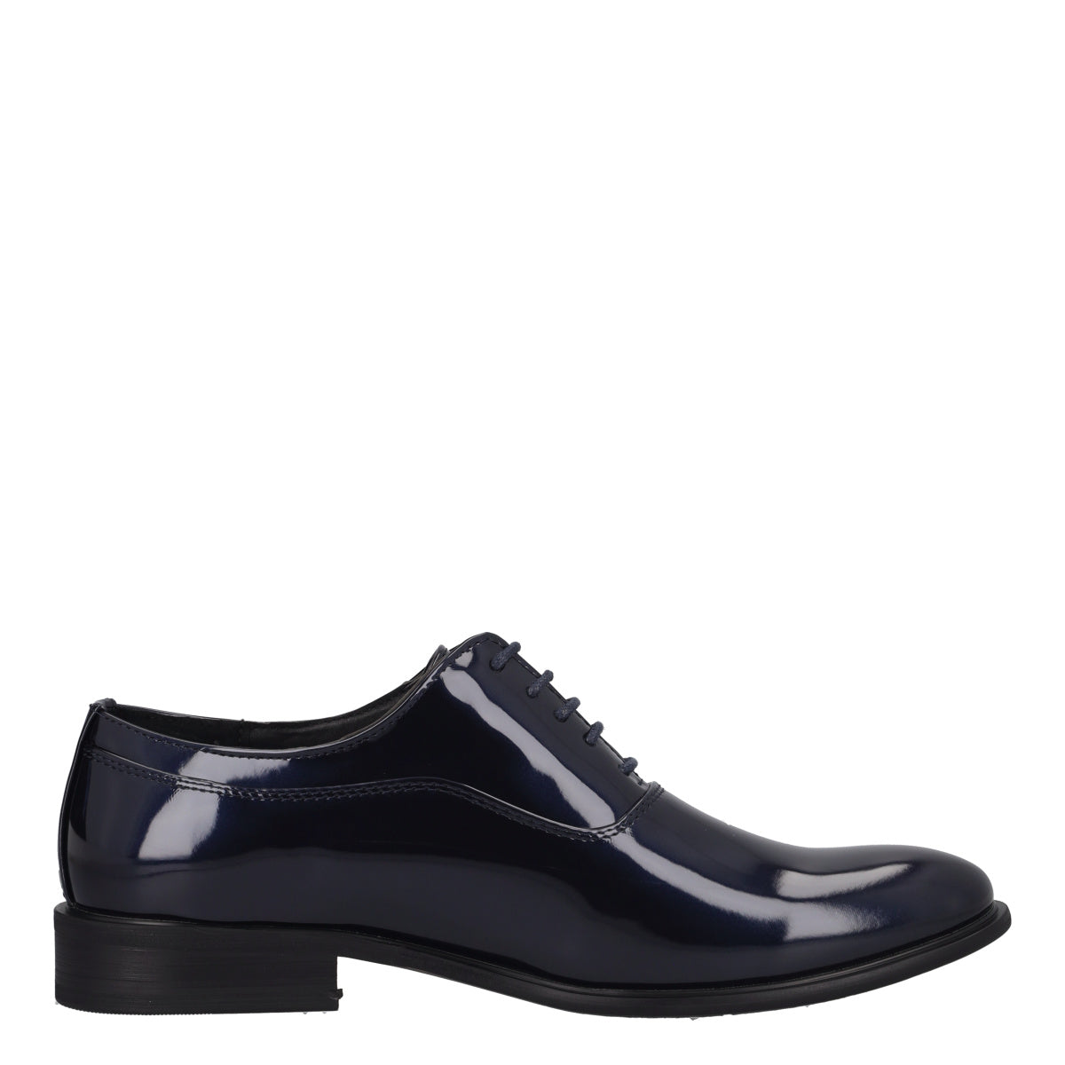 Stringate Uomo Blu in Vernice