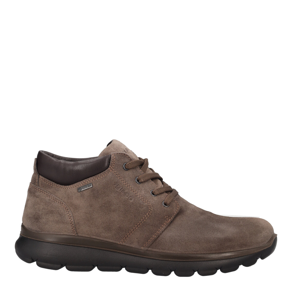 ERNEST GTX Polacchini Uomo Fango Scuro In Pelle
