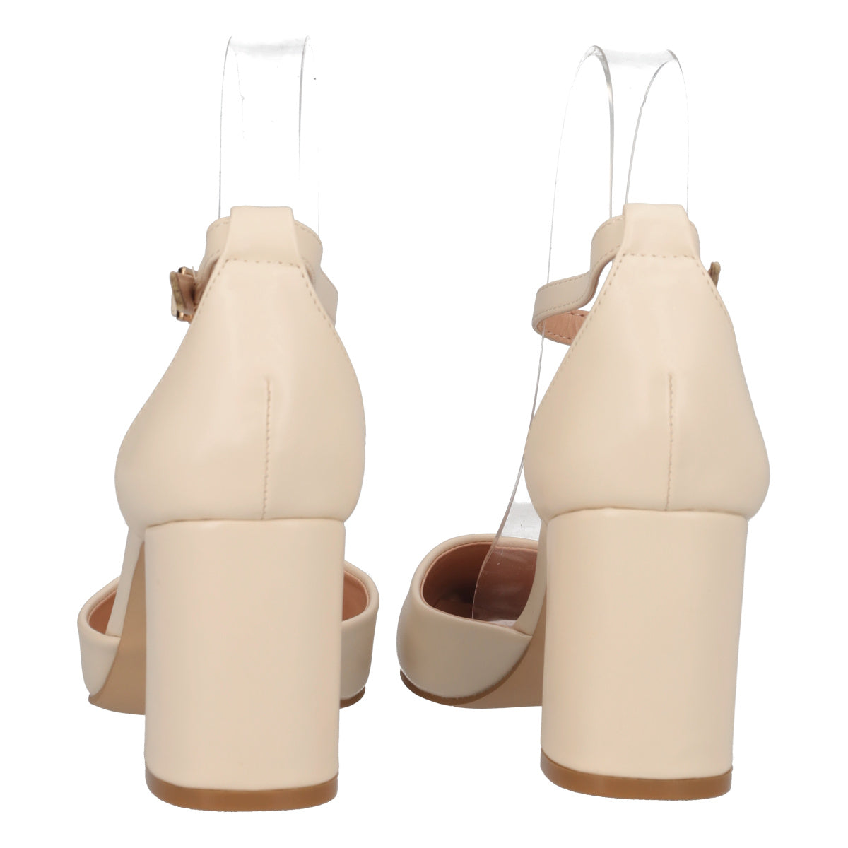Sandali Donna Donna Beige tacco 7 cm