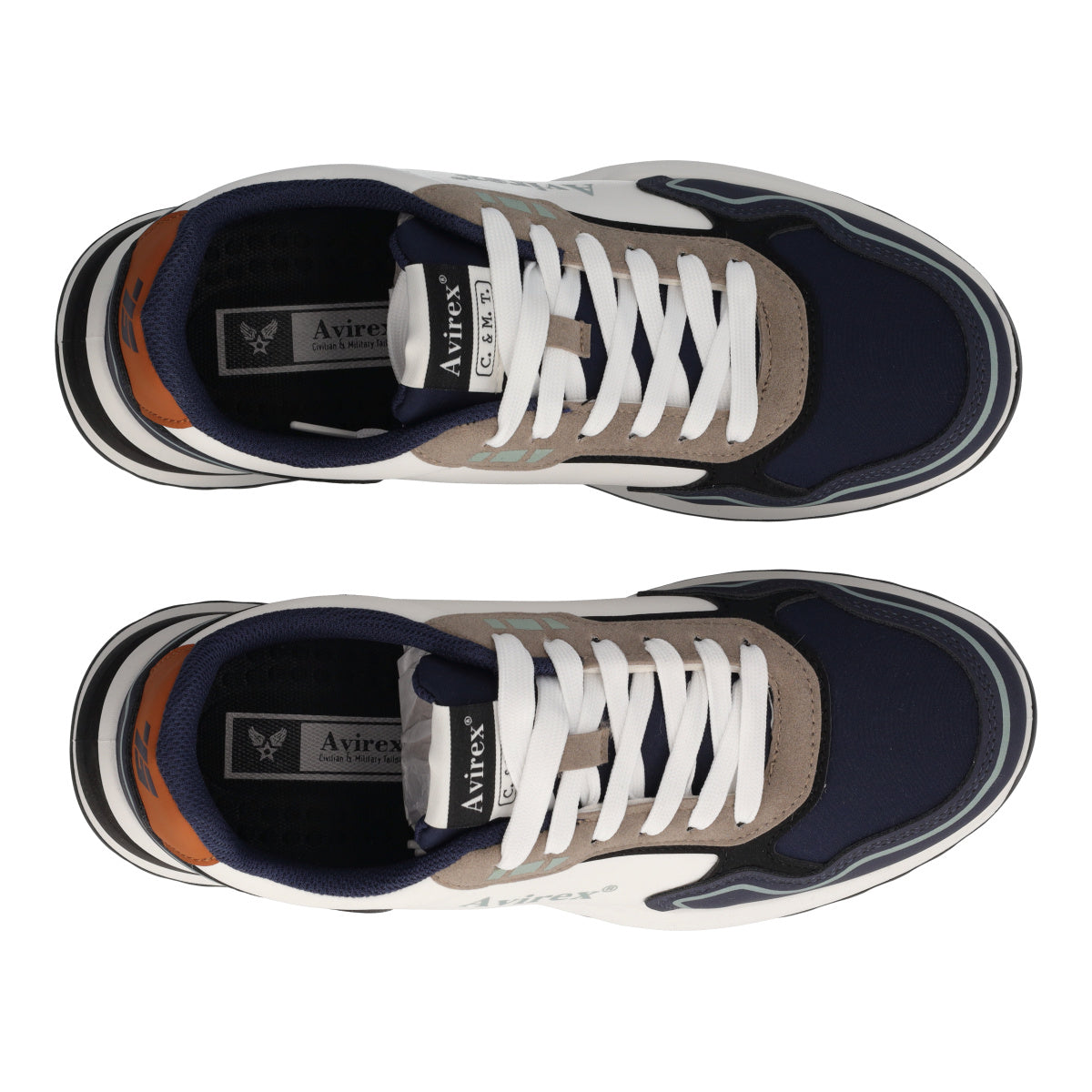 Sneakers Uomo Bianche e Blu