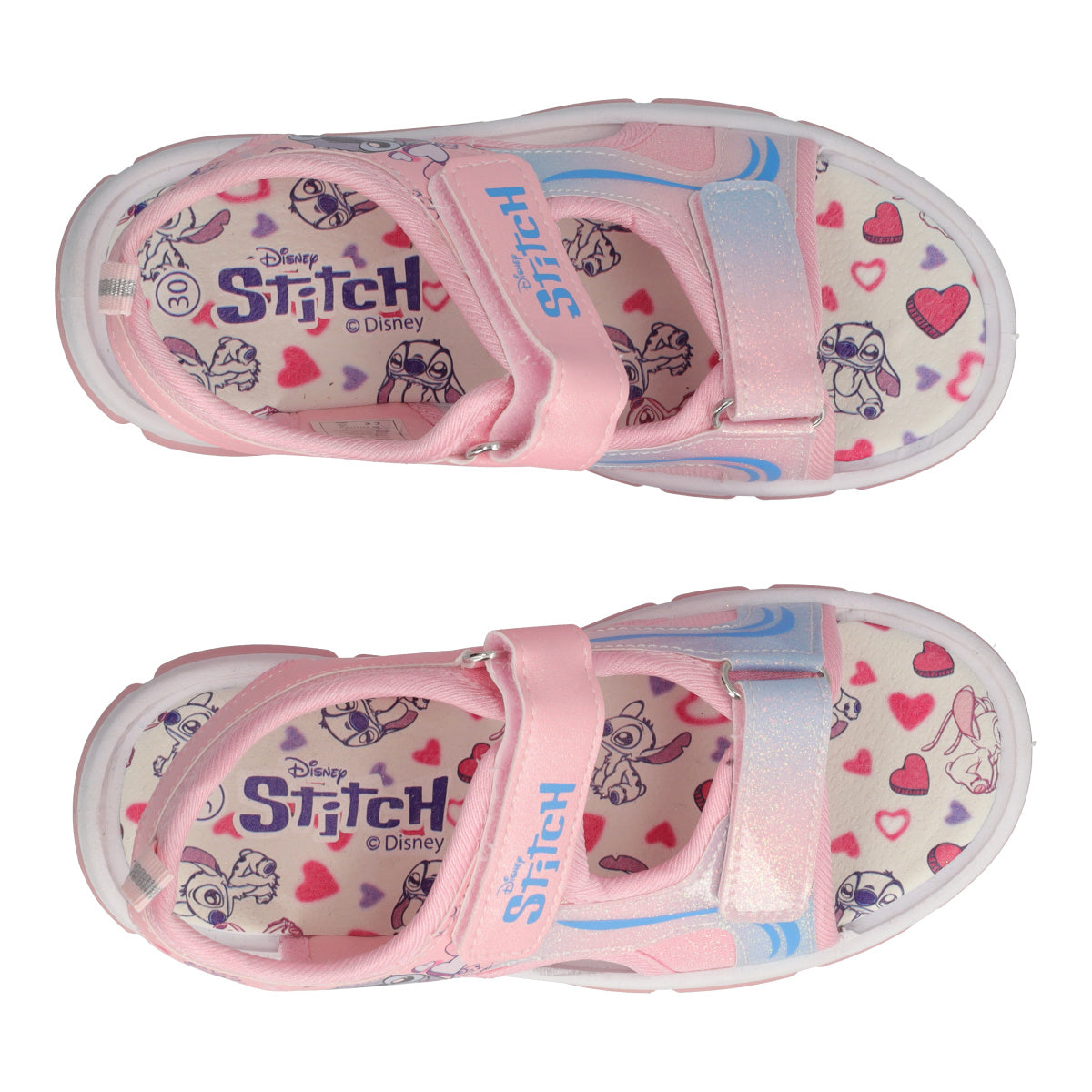 Sandali Bambina Rosa Lilo & Stitch con luci
