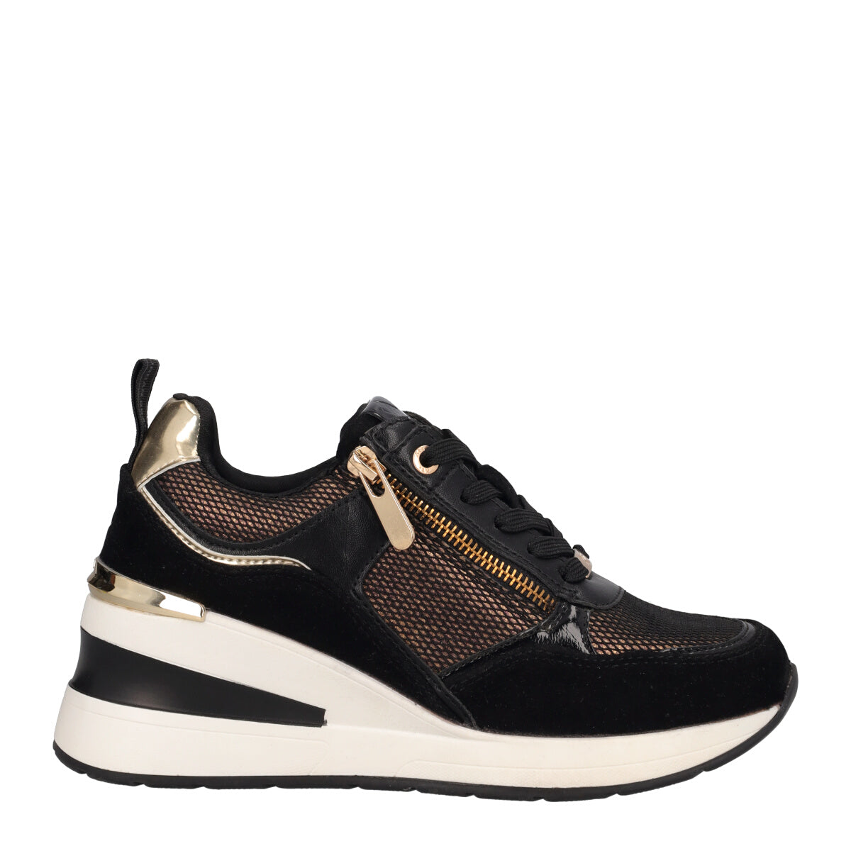 Sneakers Donna Nera e Oro