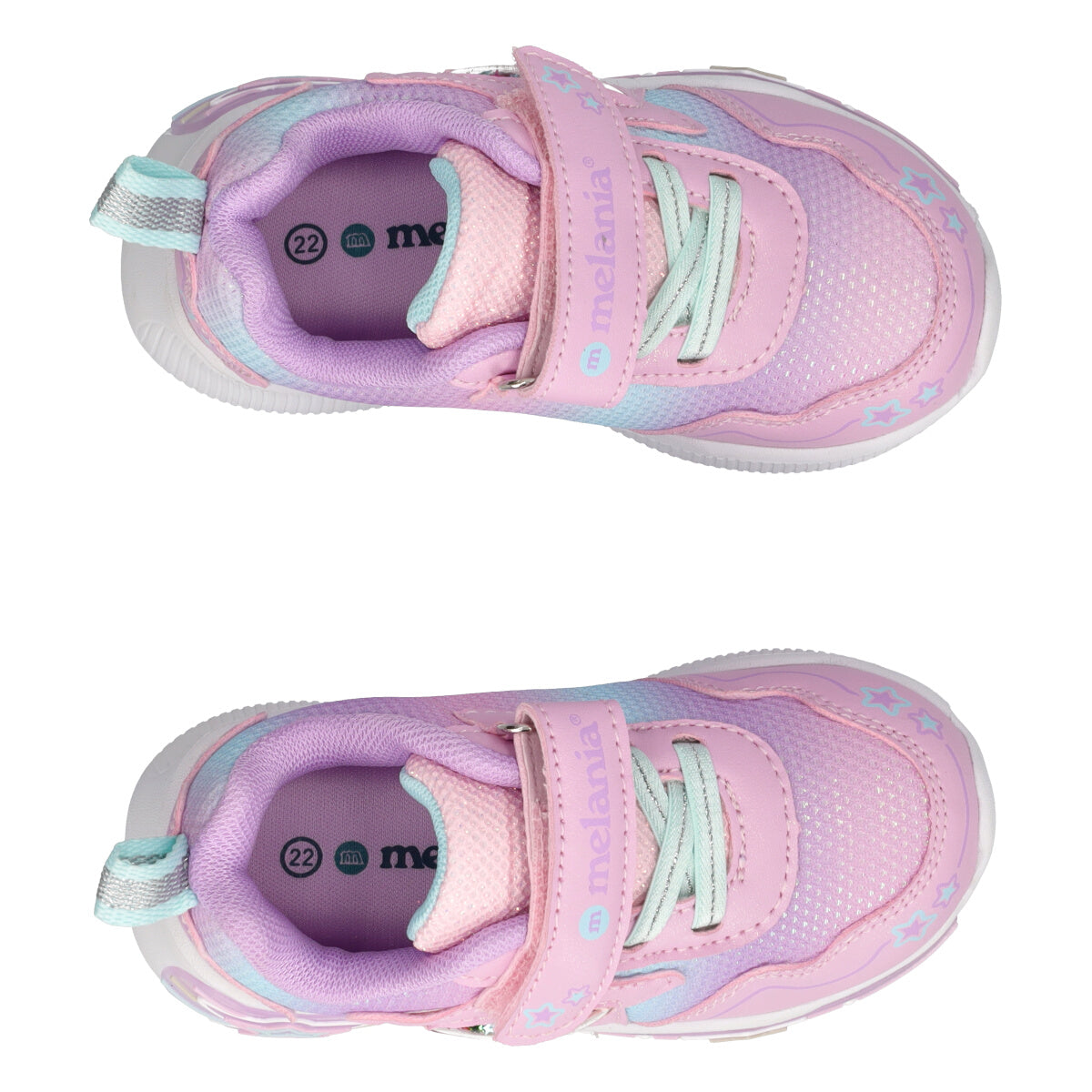 Sneakers Bambina Rosa e Lilla con Luci
