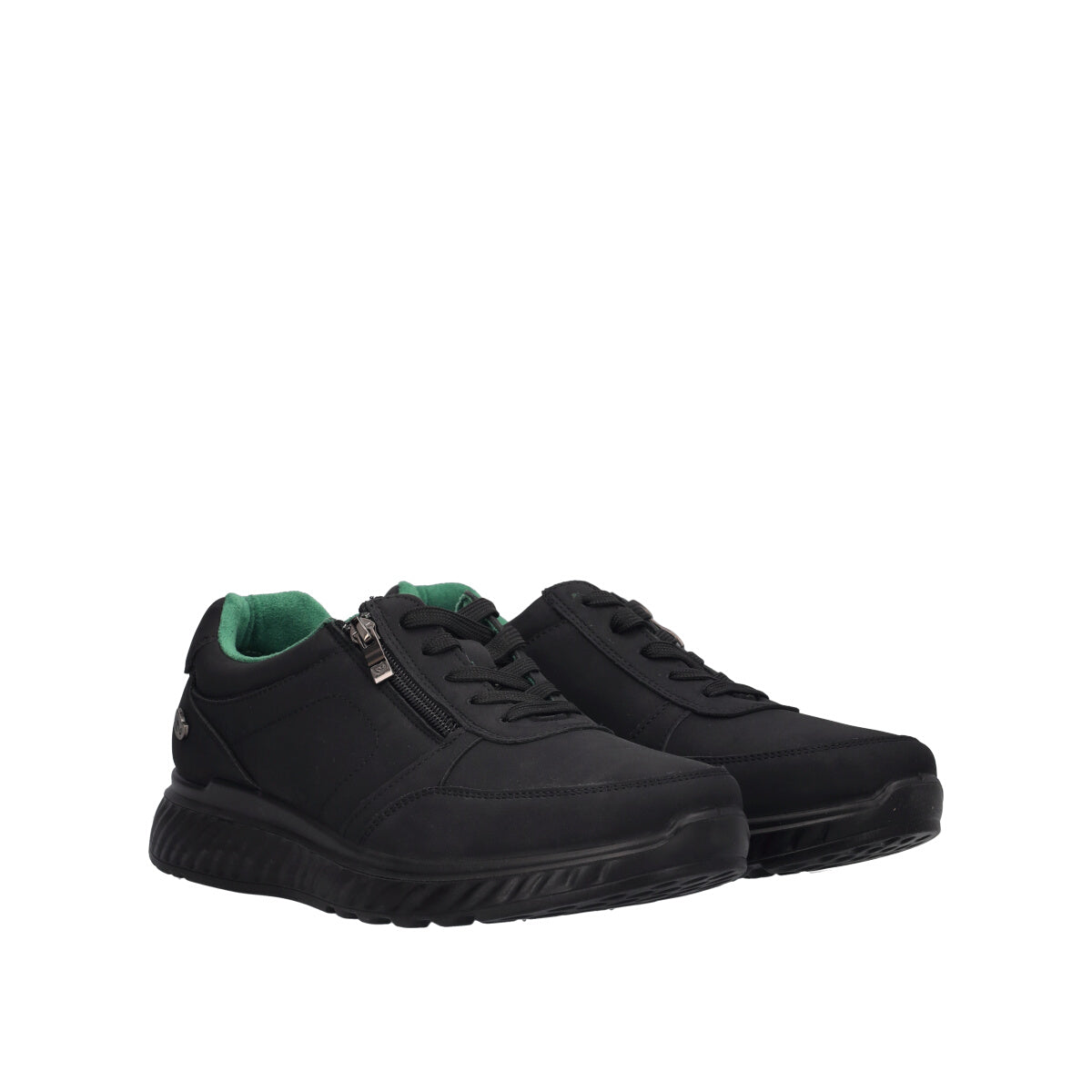 Stringate Comfort Uomo Nere