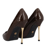Décolleté Donna Marrone - Tacco 10 cm