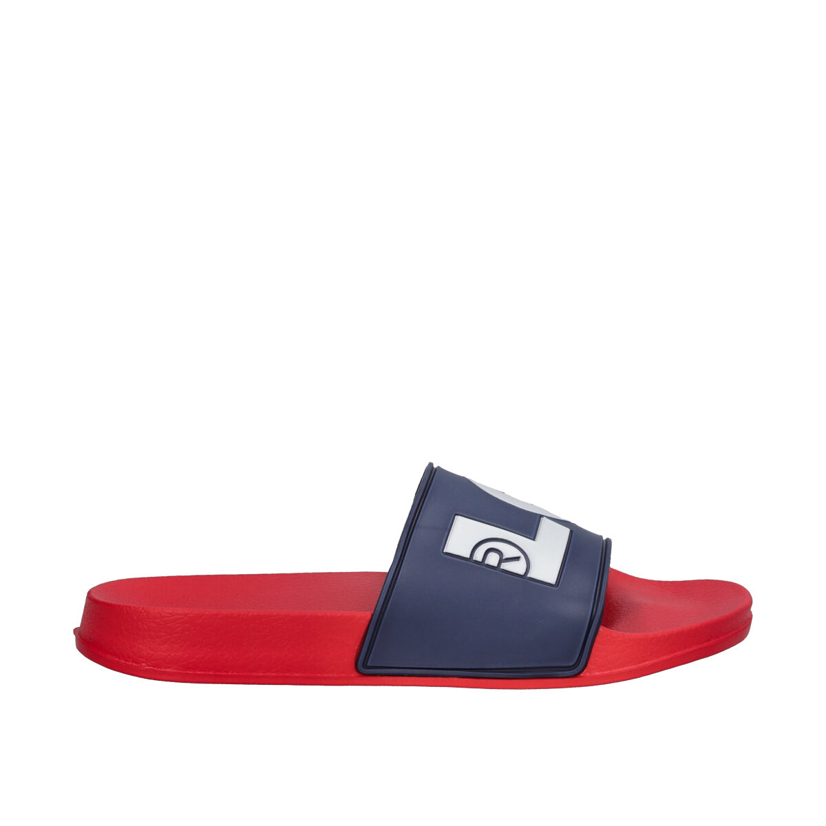 JUNEL Ciabatte Mare Bambini Blu e Rosse