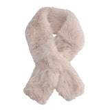 Collo pelliccia Donna Beige