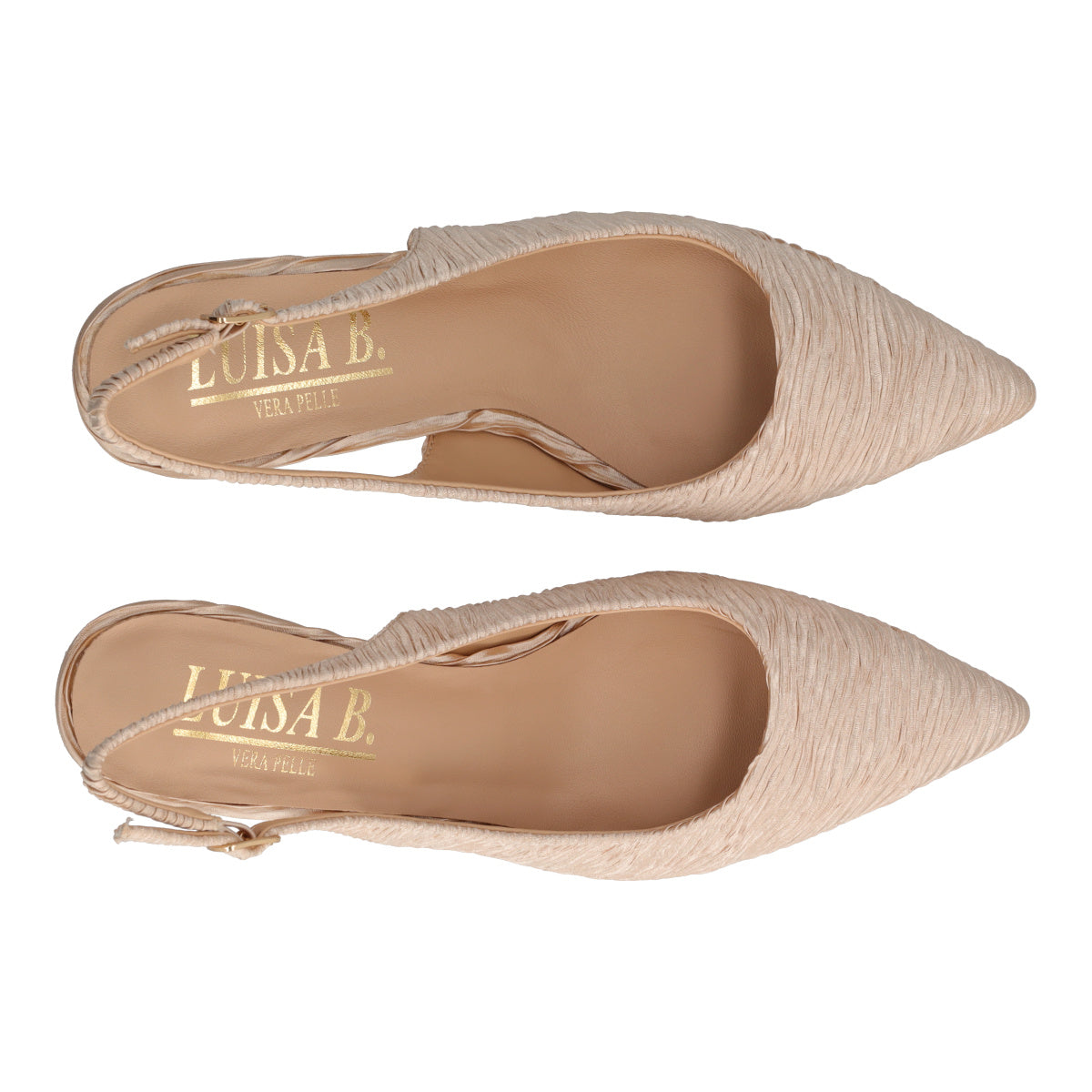 Slingback Donna Champagne