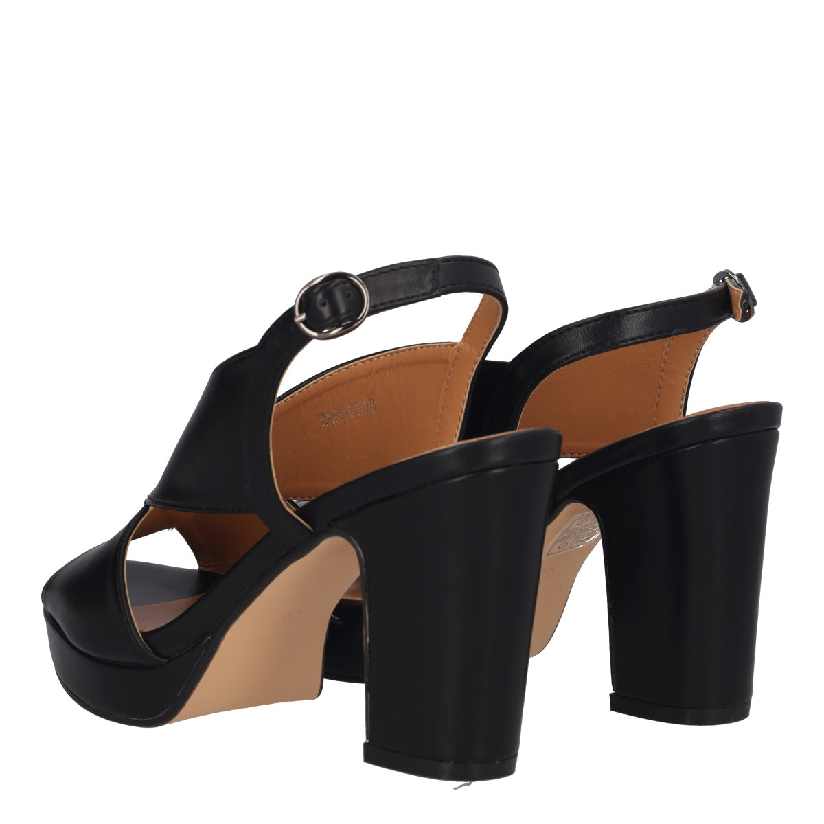 Sandali con Tacco Donna Neri