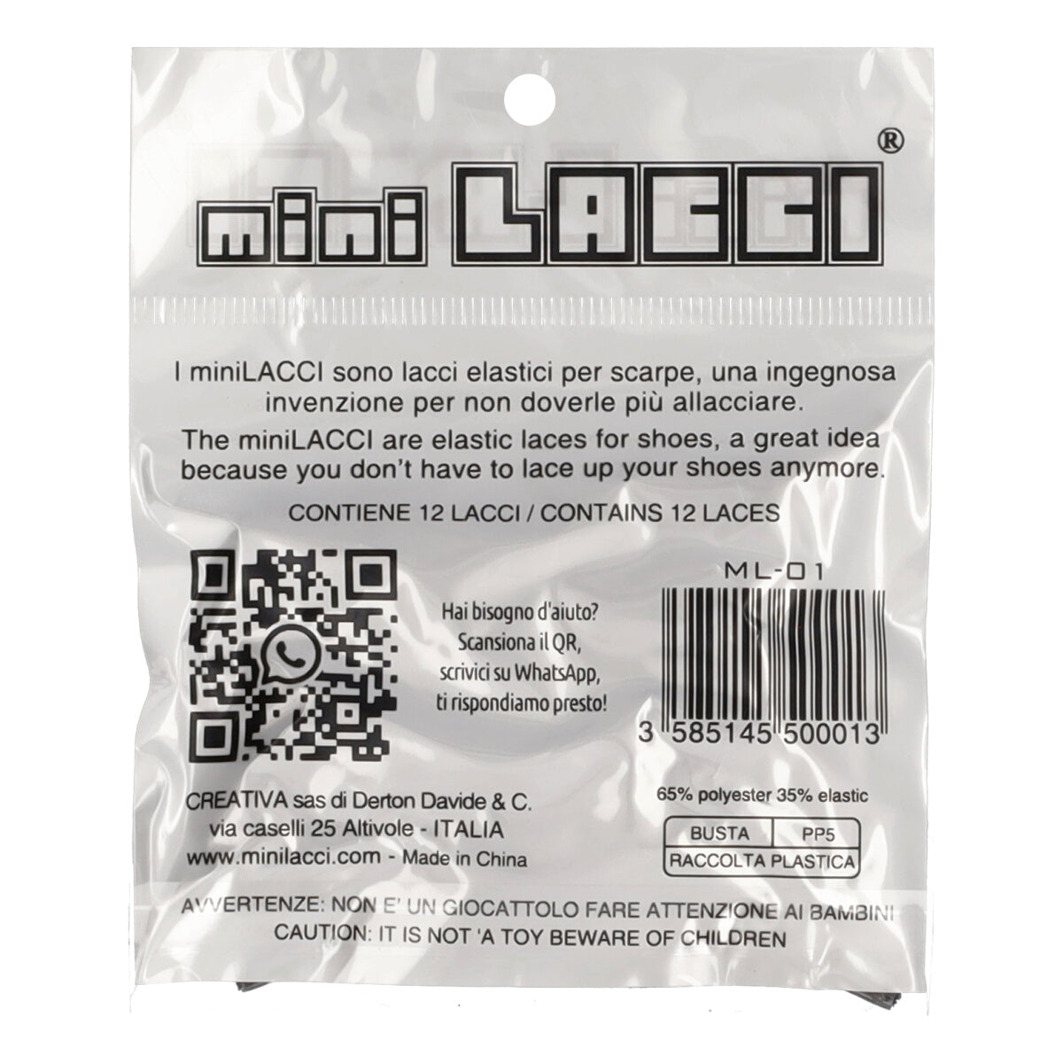 Mini Lacci Neri