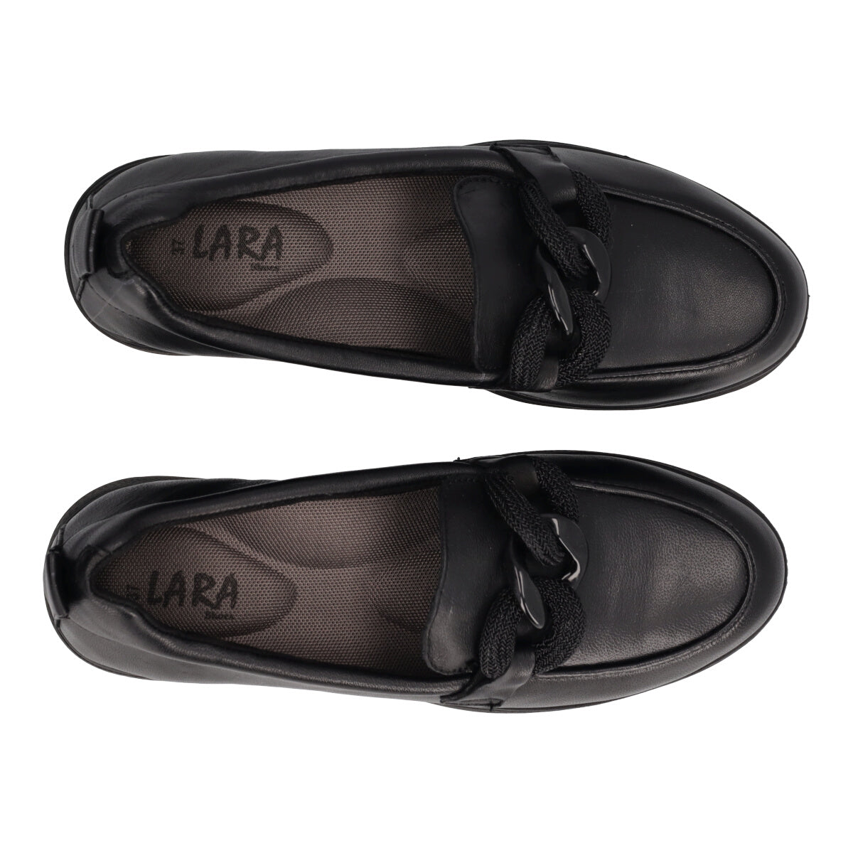 POPPY Mocassini Donna Nere Comfort