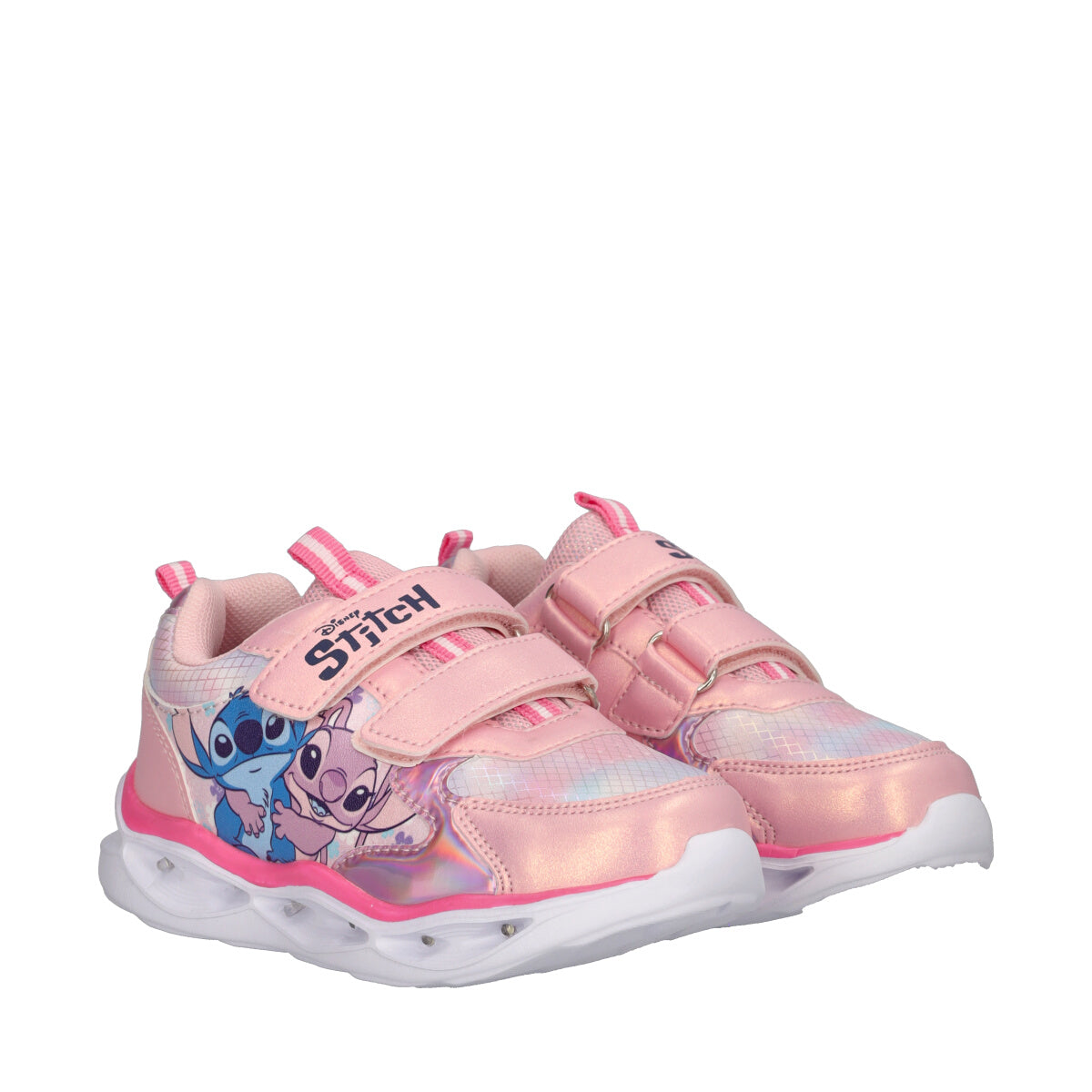 Sneakers Bambina Lillo e Stitch Rosa