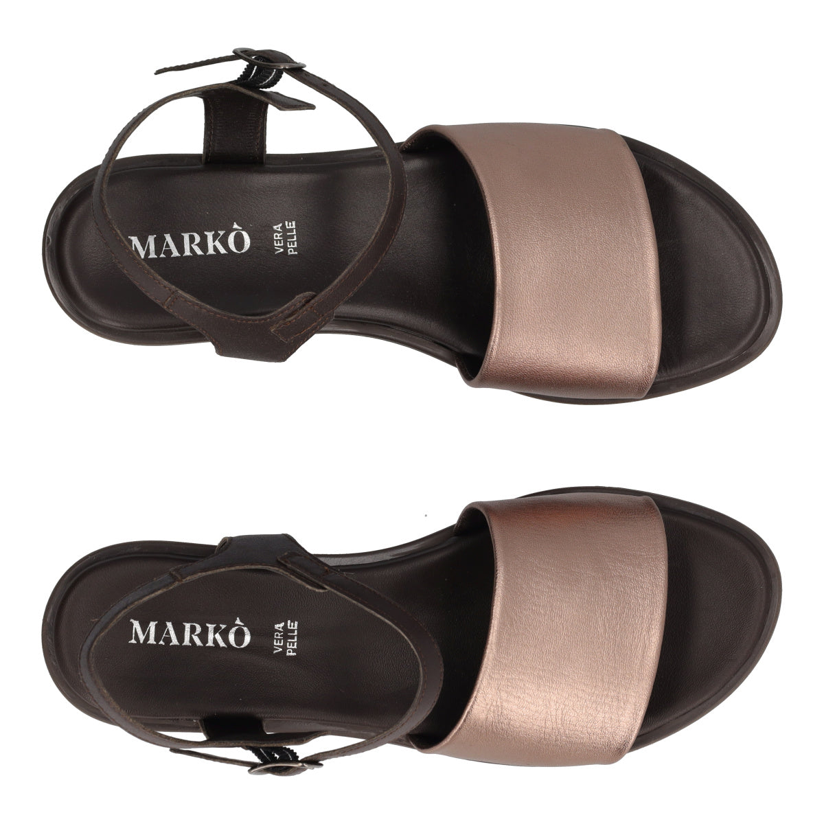 Sandali Donna Bronzo Metalizzato