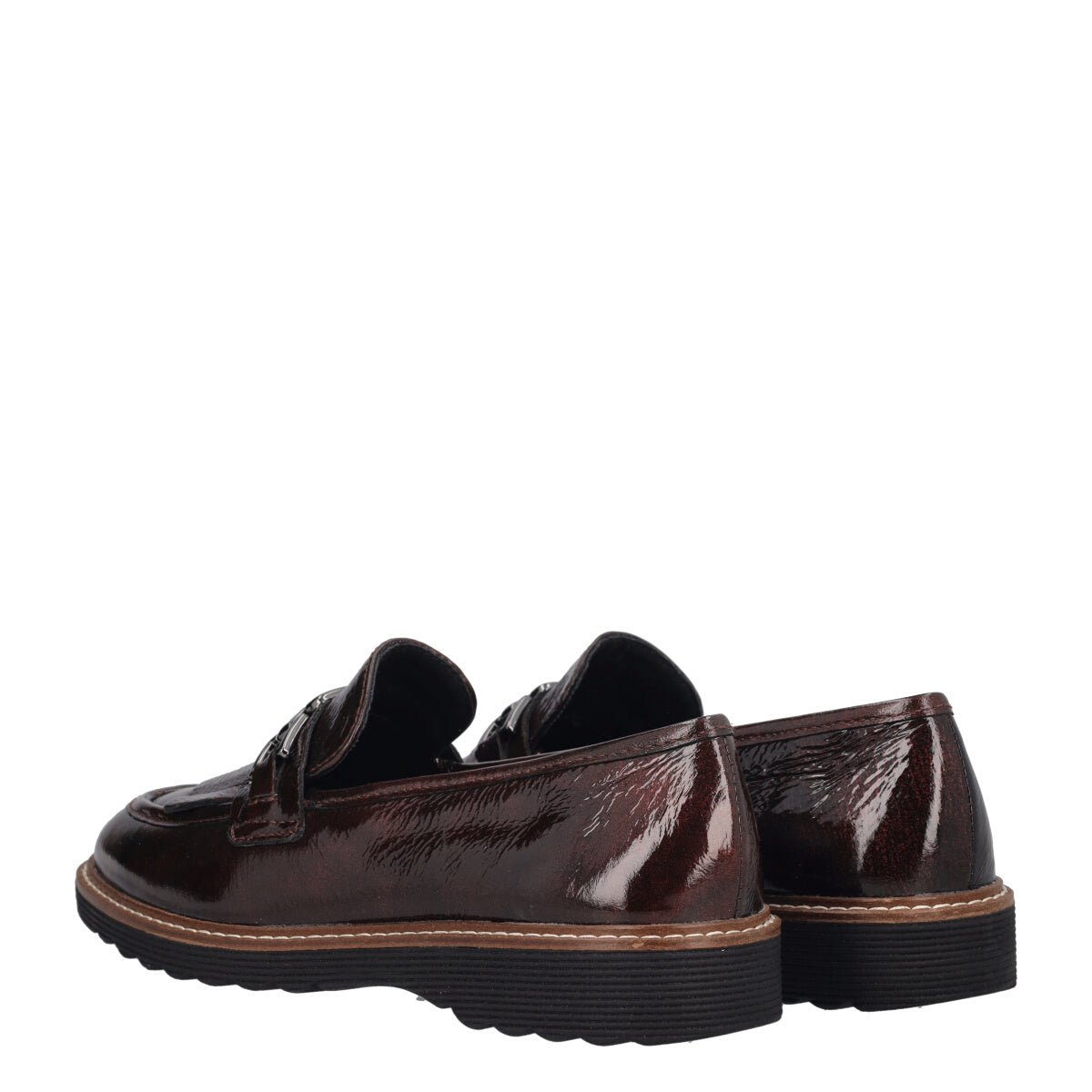 SIMPLY Mocassini Donna Borgogna