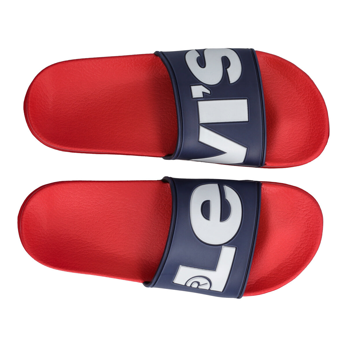 JUNEL Ciabatte Mare Bambini Blu e Rosse