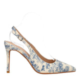 Slingback Donna Bianche e Blu