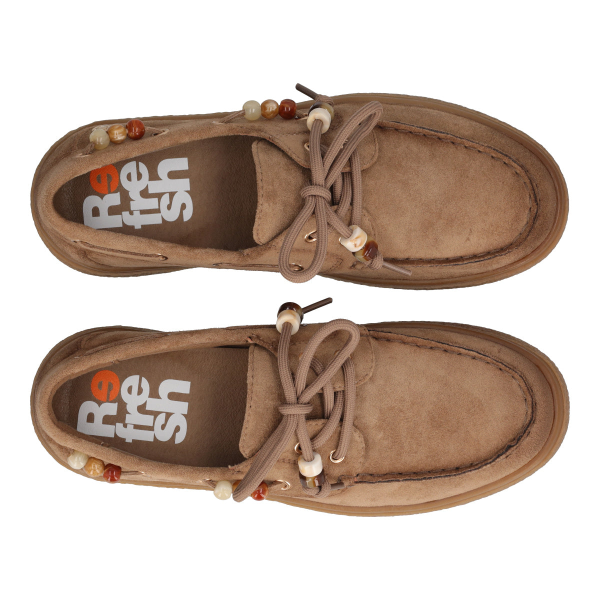 Mocassini Donna Beige