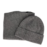 Set Cappelli e Sciarpa Uomo Grigi