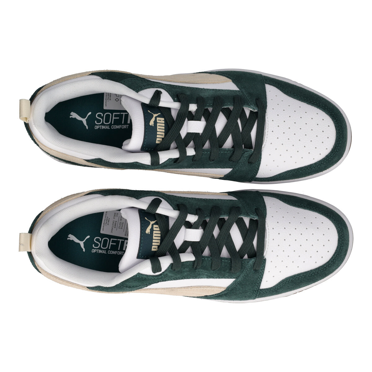 REBOUND V6 LOW SD Sneakers Uomo Bianche, Verdi e Beige