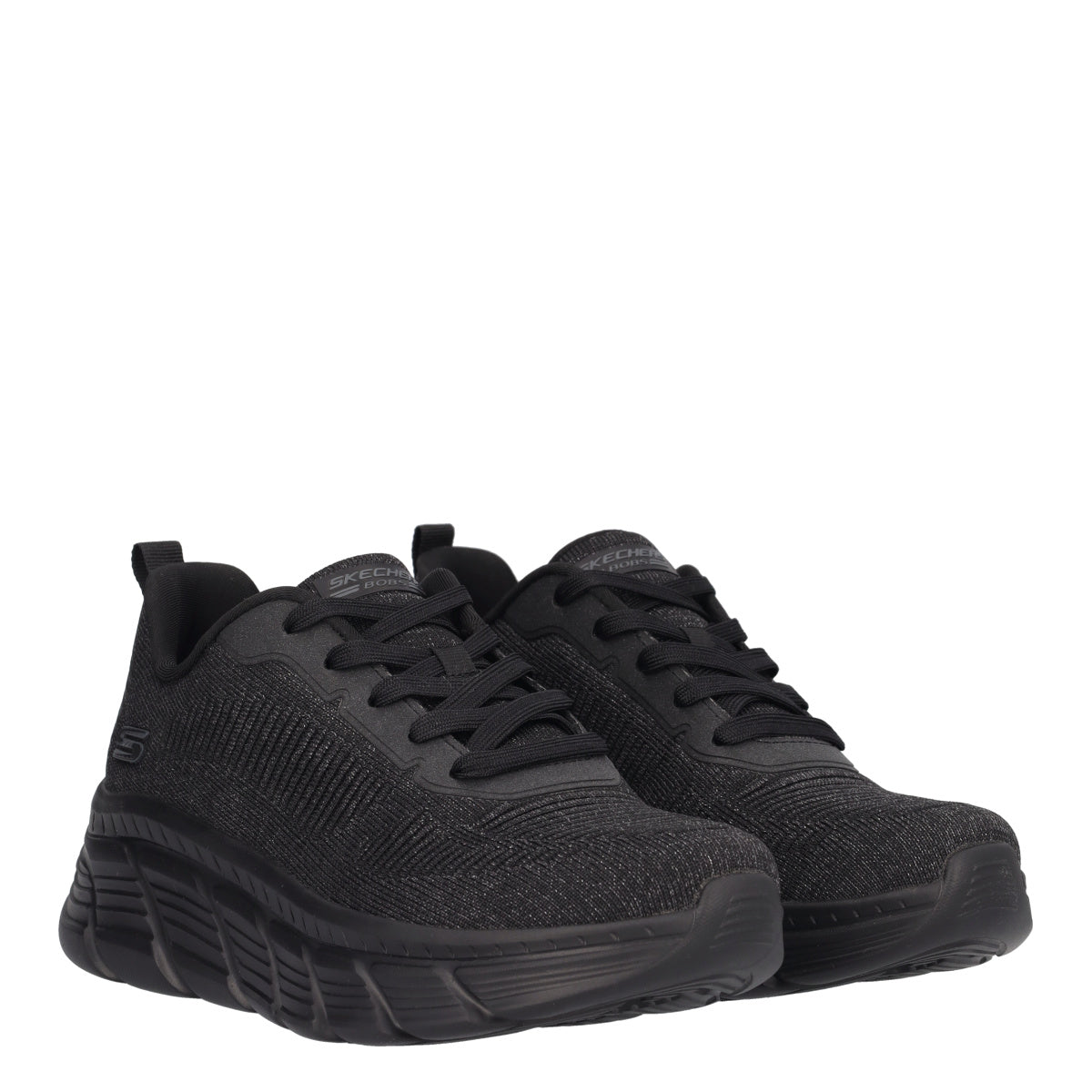 BOBS B FLEX HI Sneakers Donna Skechers nero