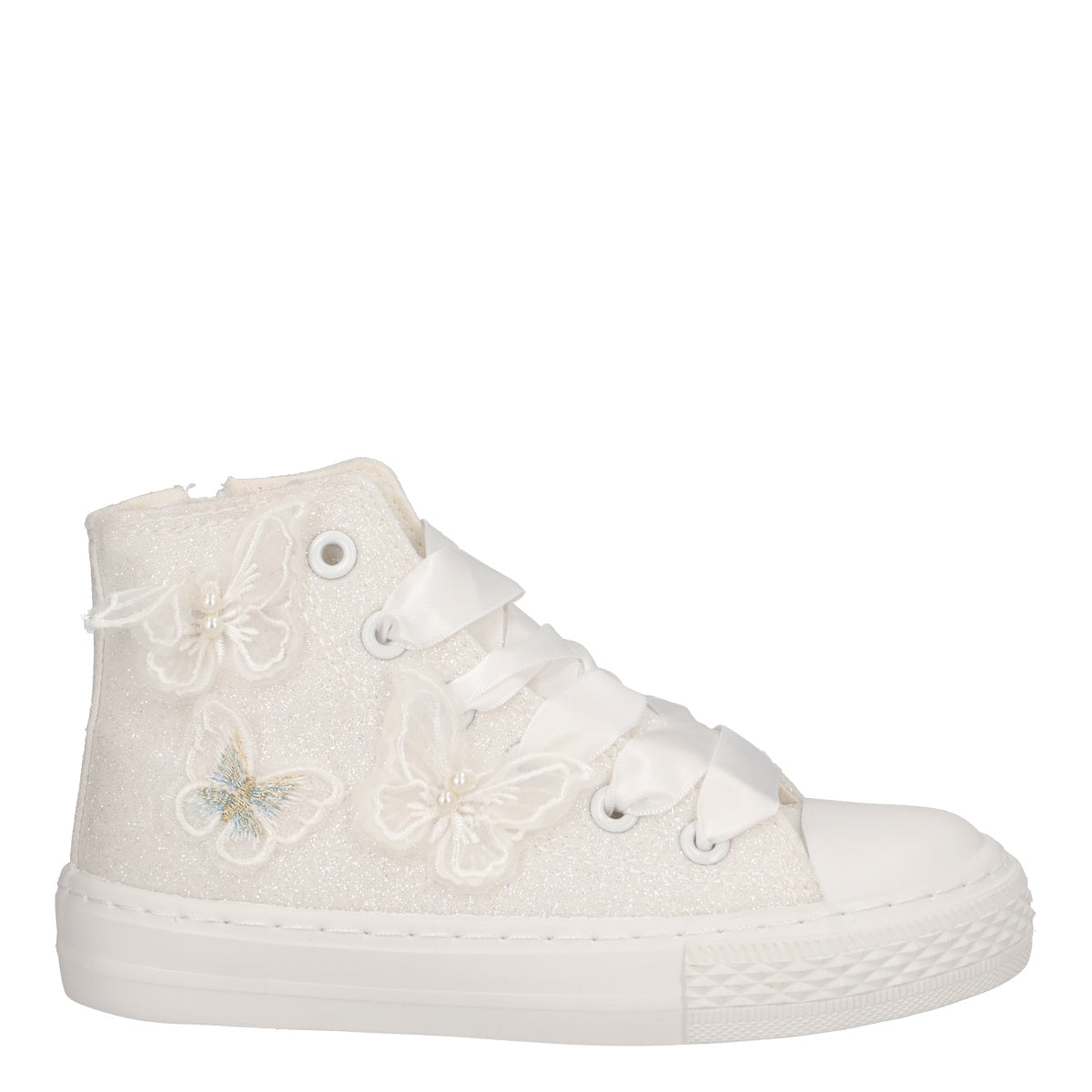 Sneakers Alte Bambina Bianche