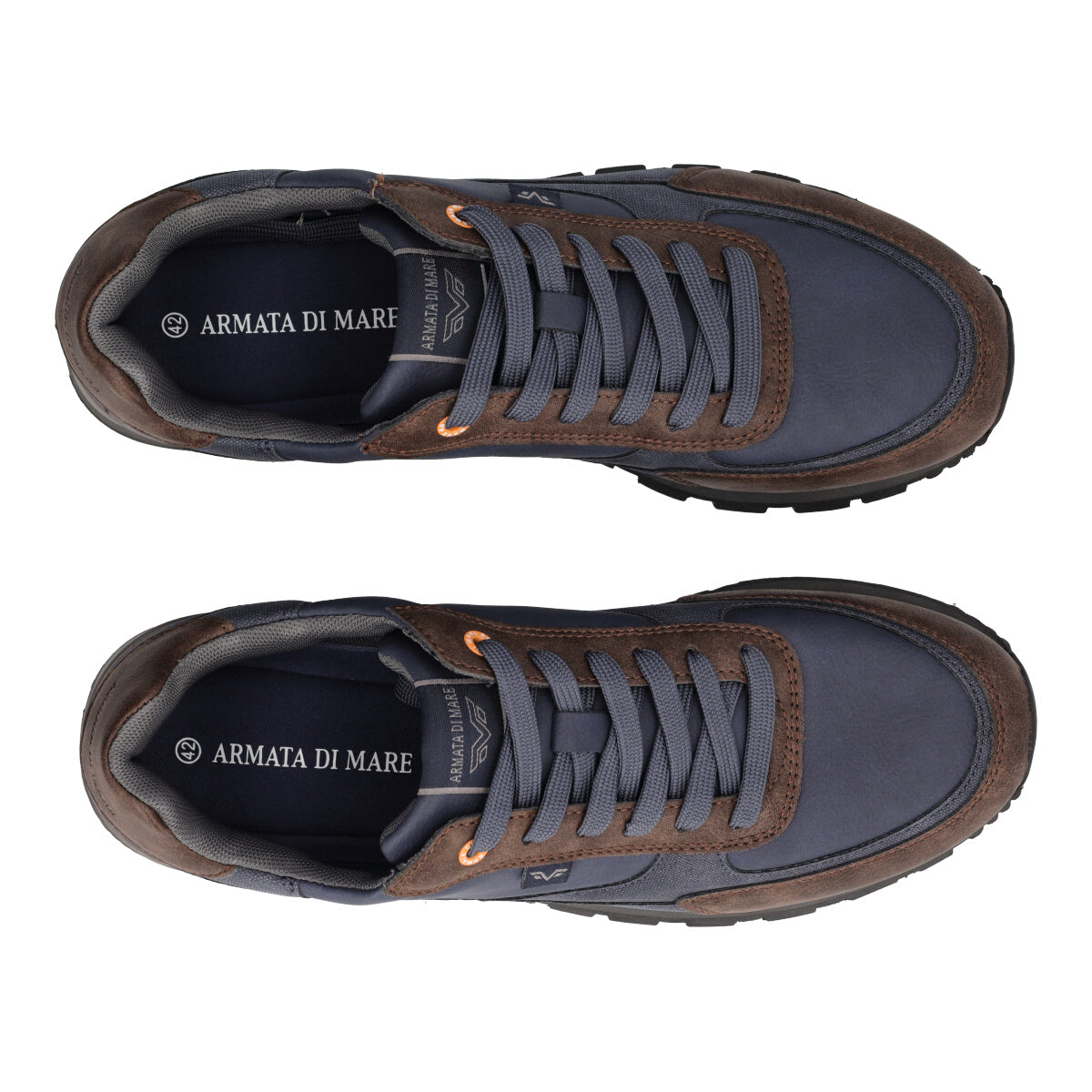 Sneakers Uomo Blu e Marroni