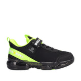 T-REX Sneakers Bambino Nere e Giallo Fluo con Luci