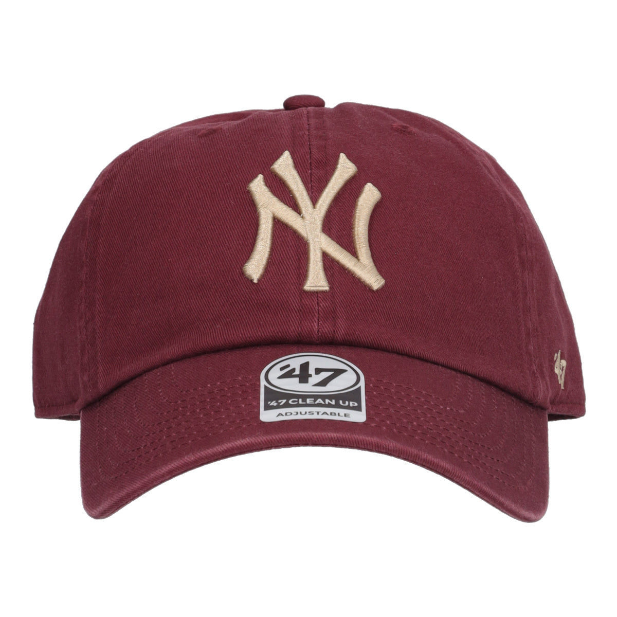 CLEAN UP NEW YORK YANKEES Cappello Unisex Dark Maroon