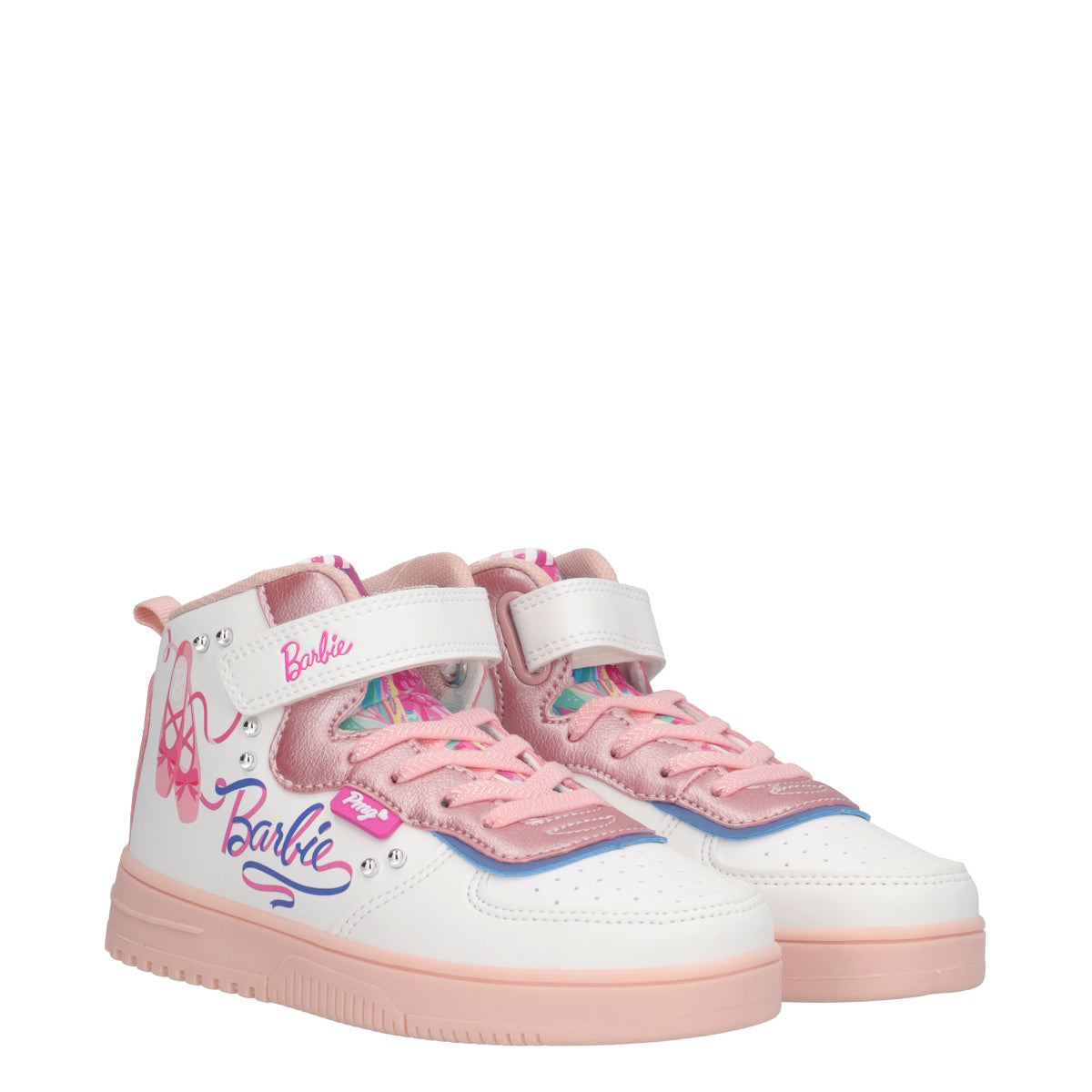 BARBIE PLAYER Sneakers Bambina Rosa e Bianche