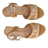Sandalo con Donna Beige