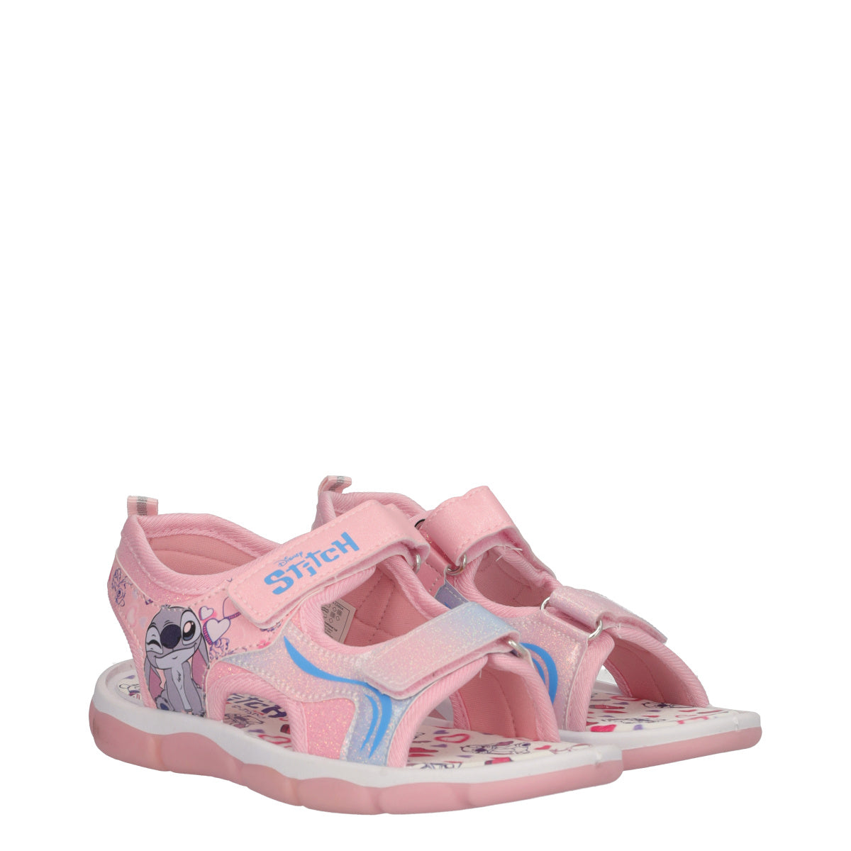 Sandali Bambina Rosa Lilo & Stitch con luci