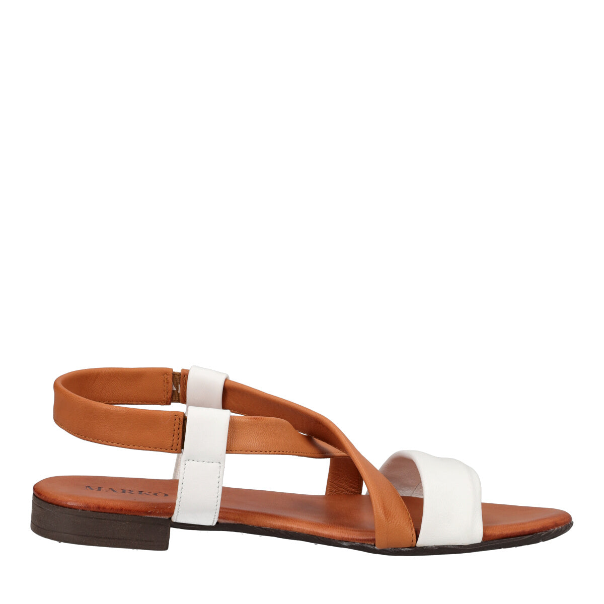 Sandali Donna Brandy e Bianco