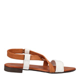 Sandali Donna Brandy e Bianco