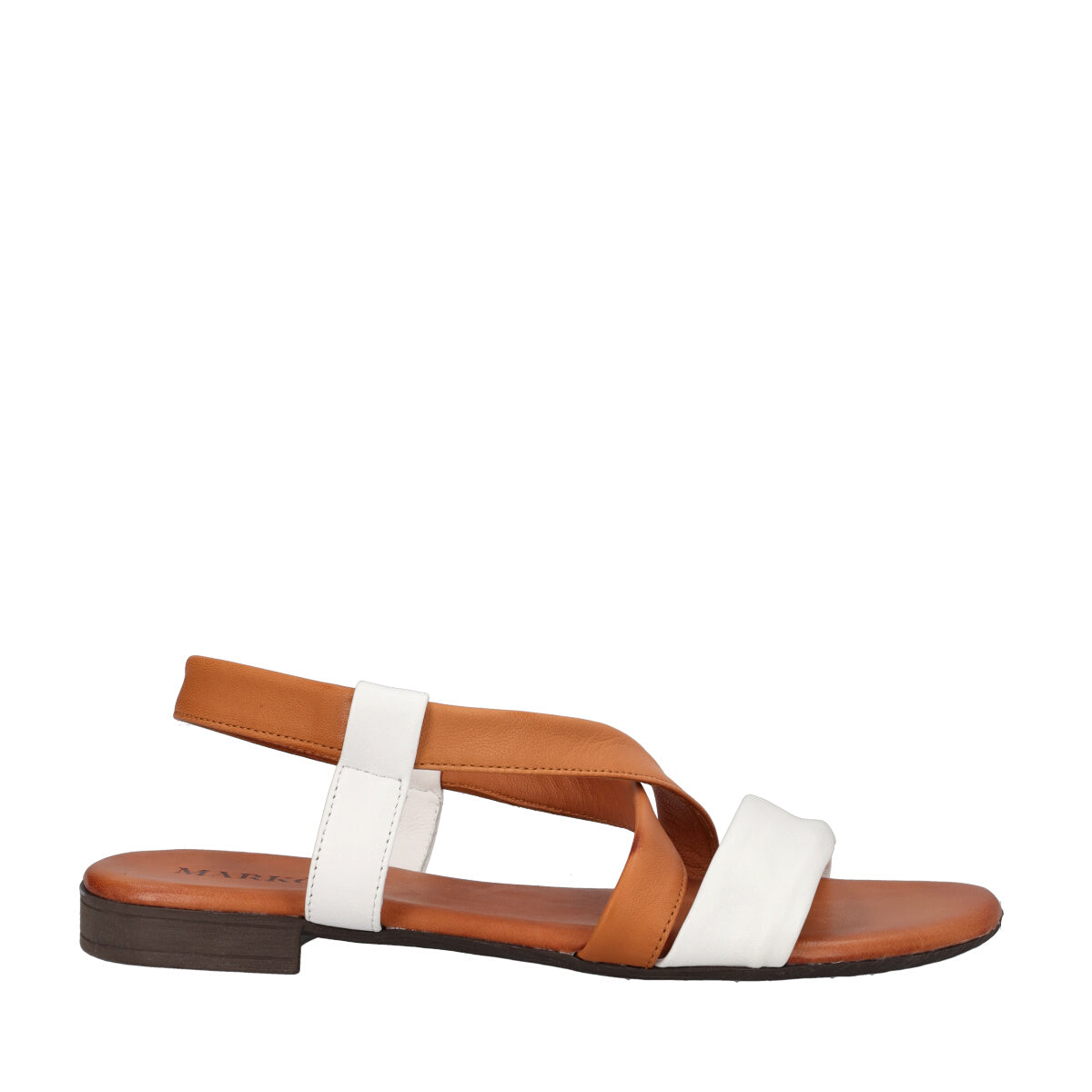 Sandali Donna Brandy e Bianco