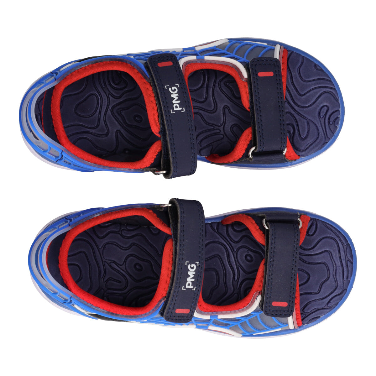 B&G SAND LIGHT Sandali Bambino Blu con Luci