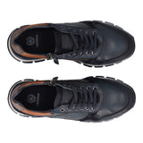 Stringate Uomo Blu in Pelle