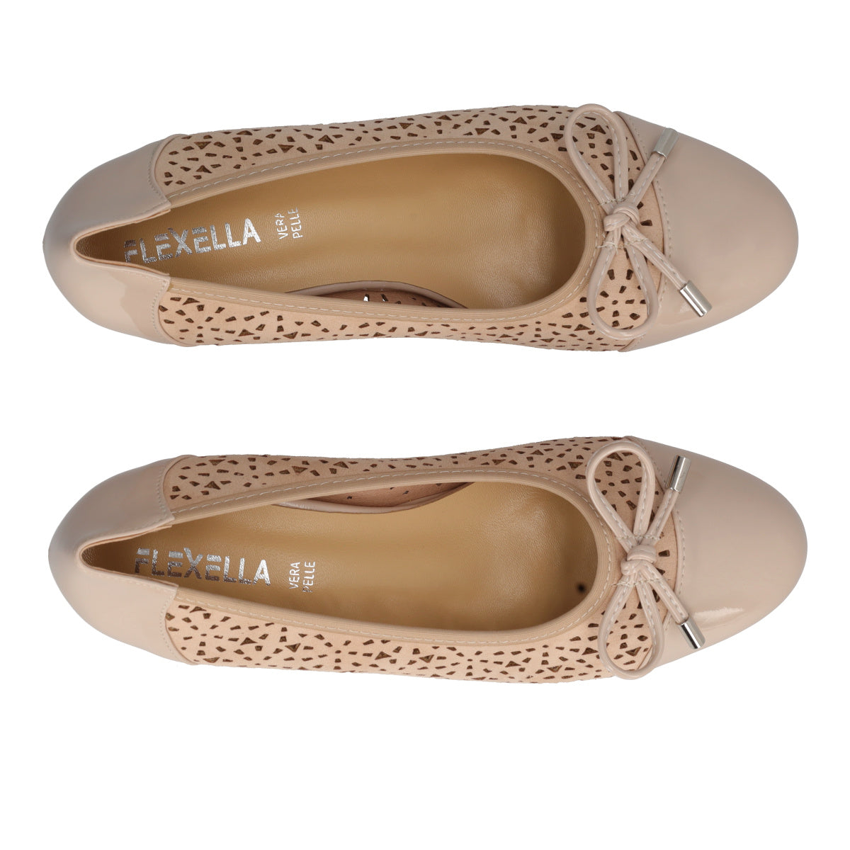 Ballerina con Tacco Donna Beige