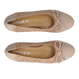 Ballerina con Tacco Donna Beige