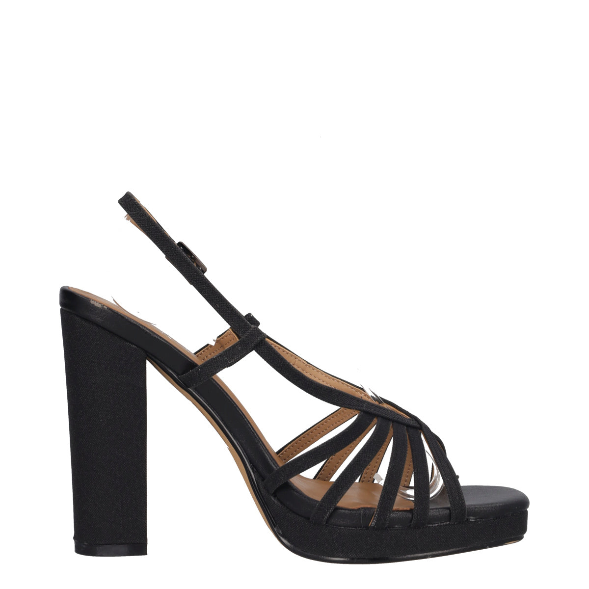 Sandalo con Tacco Donna Nero