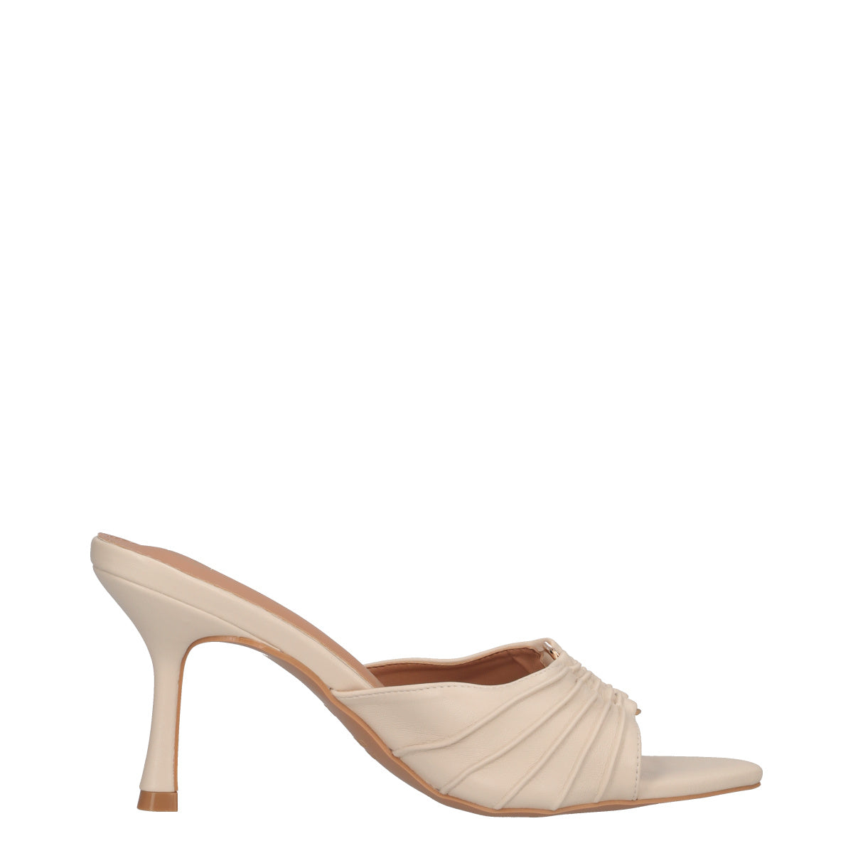 Sandali con Tacco Donna Beige