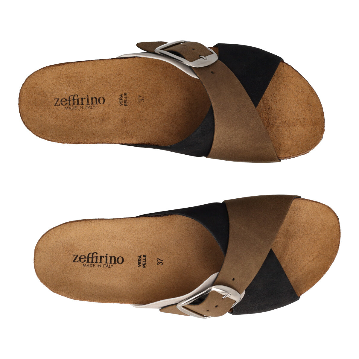 Ciabatte Donna Nere e Testa di Moro